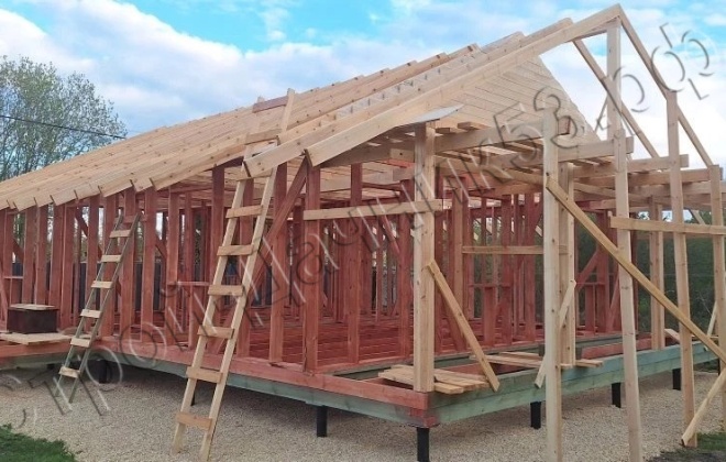 5 Каркасный дом Д-115, 11x9.5м, 91 М², Ленинградская область, Гатчинский район, СНТ Зайцево (4)